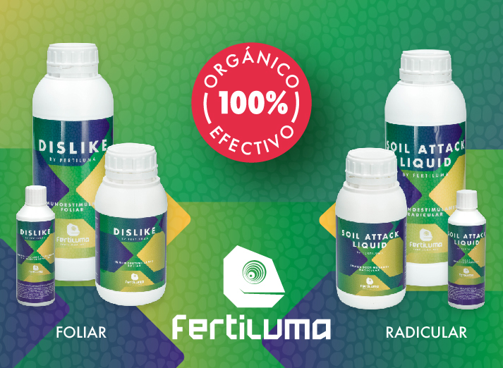 FERTILUMA DISLIKE Y SOIL ATTACK 100% ORGÁNICO